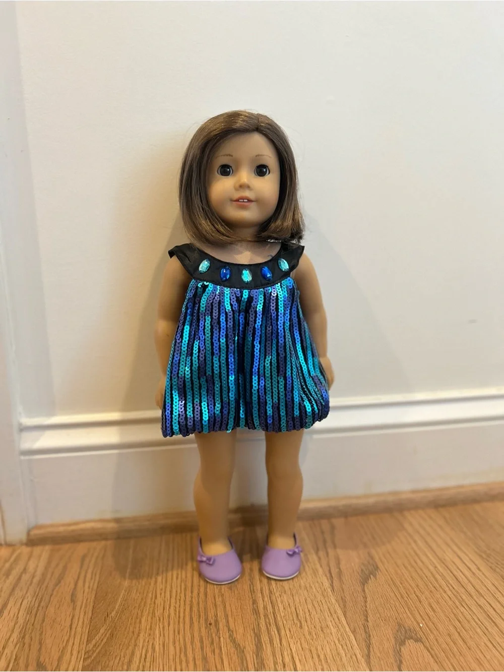 Rhinestone Sparkle Shirt/Dress - Doll or Stuffed Animal